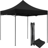 Carpa Toldo 3x3 Reforzado Plegable Impermeable Jardin Carpa Negra