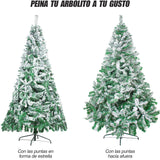 Arbol Navidad Artificial Nevado 2.10m Pachon Jardimex Pino