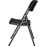 Set Kit 6 Sillas Plegables Pvc Jardin Exterior Tipo Madera