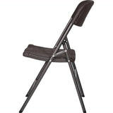 Set Kit 6 Sillas Plegables Pvc Jardin Exterior Tipo Madera