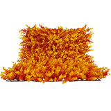 KIT 5 pz Follaje Artificial Naranja Muro Exterior 60x40 Decorativo