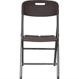 Set Kit 6 Sillas Plegables Pvc Jardin Exterior Tipo Madera