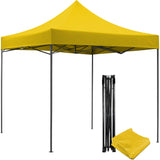 Carpa Toldo 3x3 Reforzado Plegable Impermeable Jardin Carpa Amarillo