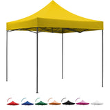 Carpa Toldo 3x3 Reforzado Plegable Impermeable Jardin Carpa Amarillo