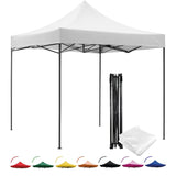 Carpa Toldo 3x3 Reforzado Plegable Impermeable Jardin Carpa Blanca