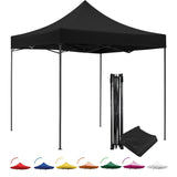 Carpa Toldo 3x3 Reforzado Plegable Impermeable Jardin Carpa Negra