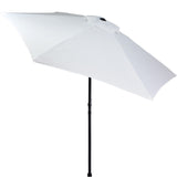 Kit 4 Sombrillas Con Angulo Jardin Playa 2.7 Metros 4 Pzas