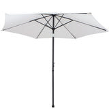 Kit 4 Sombrillas Con Angulo Jardin Playa 2.7 Metros 4 Pzas