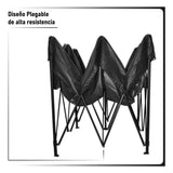 Carpa Toldo 3x3 Reforzado Plegable Impermeable Jardin Carpa Negra