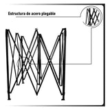 Carpa Toldo 3x3 Reforzado Plegable Impermeable Jardin Carpa Negra