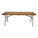 Mesa Plegable 180cm Portafolio Jardin Tipo Ratan Evento