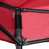 Carpa Toldo 3x3 Reforzado Plegable Impermeable Jardin Carpa Roja