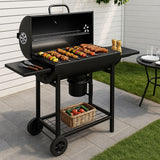 Asador Carne Parrilla Carbon Bbq Movil Termometro Cenicero