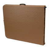 Mesa Plegable 180cm Portafolio Jardin Tipo Ratan Evento