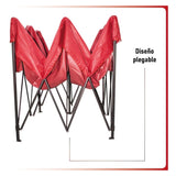 Carpa Toldo 3x3 Reforzado Plegable Impermeable Jardin Carpa Roja