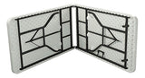 Mesa Plegable Tipo 1.80m  Portafolio Plastico Jardin Evento