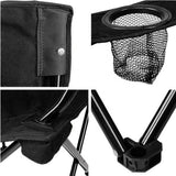 Silla Plegable Con Porta Vasos Para Alberca Playa Jardin Silla Negra