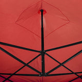 Carpa Toldo 2x2 Plegable Impermeable Jardin Tianguis Lona 2x2 rojo