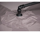 Sombrilla Lateral 3m Diametro Jardin Sol Exterior Gris