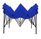 Carpa 3x3 Toldo con Paredes Transparentes Plegable Carpa Azul