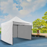 Carpa Toldo 3x3 Mts Plegable Lona Impermeable Con Paredes Blanca