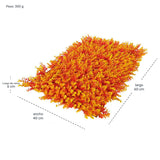 KIT 5 pz Follaje Artificial Naranja Muro Exterior 60x40 Decorativo