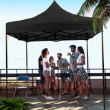 Carpa Toldo 3x3 Reforzado Plegable Impermeable Jardin Carpa Negra