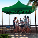 Carpa Toldo 3x3 Reforzado Plegable Impermeable Jardin Carpa Verde