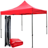Carpa Toldo 2x2 Plegable Impermeable Jardin Tianguis Lona 2x2 rojo