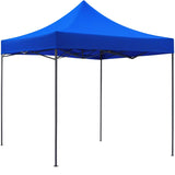 Carpa Toldo 3x3 Reforzado Azul Plegable Impermeable Jardin AZUL
