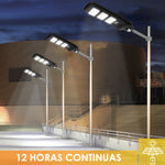 Lampara Solar Led 180w Luminaria Suburbana Alumbrado Publico