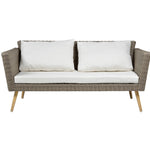 Sala Exterior 4pzs Tipo Rattan Beige