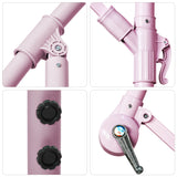 Sombrilla Moderna 2.9 M Jardin Exterior Playa Terraza	Color Rosa
