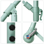 Sombrilla Moderna 2.9 M Jardin Exterior Playa Terraza	Color menta