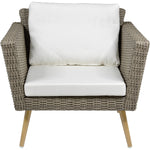 Sala Exterior 4pzs Tipo Rattan Beige