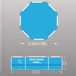 Alberca Estructural Redonda 304 Cm Diametro X 76 Cm Altura