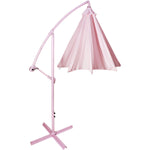 Sombrilla Moderna 2.9 M Jardin Exterior Playa Terraza	Color Rosa