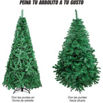 Arbol Navidad Artificial 1.90 M Verde Pino Jardimex Frondoso