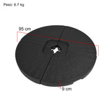 Base Contrapeso Para Sombrilla 3m Rellenable Diametro 95cm