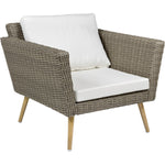 Sala Exterior 4pzs Tipo Rattan Beige