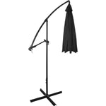 Sombrilla Moderna 2.9 M Jardin Exterior Playa Terraza	Negro