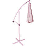 Sombrilla Moderna 2.9 M Jardin Exterior Playa Terraza	Color Rosa