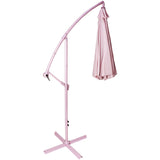 Sombrilla Moderna 2.9 M Jardin Exterior Playa Terraza	Color Rosa
