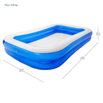 Alberca Inflable Rectangular Familiar 990l 290x180x43cm Color Azul