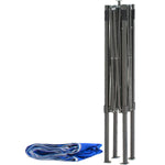 Carpa Toldo Plegable 2x2 Reforzado Impermeable 600d + Bolsa Color Azul
