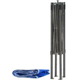 Carpa Toldo Plegable 2x2 Reforzado Impermeable 600d + Bolsa Color Azul