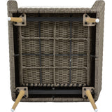 Sala Exterior 4pzs Tipo Rattan Beige