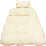 Columpio Exterior Hamaca Silla Colgante Terraza Jardin Color Beige
