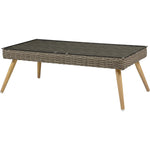 Sala Exterior 4pzs Tipo Rattan Beige