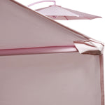 Sombrilla Moderna 2.9 M Jardin Exterior Playa Terraza	Color Rosa